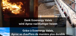 Dank Ecoenergy Valais wird Aproz nachhaltiger heizen